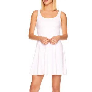 Susana Monaco green knit tank skater dress‎ size XS